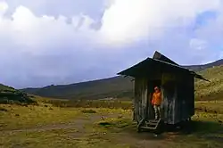 Liki North Hut is a small bothy in the Liki North Valley.[34] It offers little more than shelter from the weather.