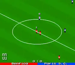 Isometric view. , Benfica vs Paris SG.