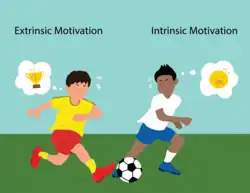 Image of two boys playing soccer