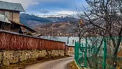 Zmeurăt Mountain viewed from Bătrâni