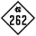 North Carolina Highway 262 marker