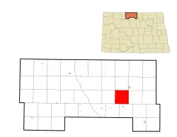 Location of Oak Valley Township