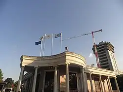 Old Town Hall with Tower 25 in the background during 2011
