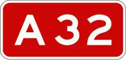 A32 motorway shield}}