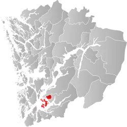 Fjelberg within Hordaland