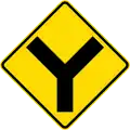 Y-intersection sign