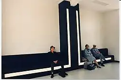 The Ls by Nan Hoover, realized in 1990 in Hardenberg Railway Station