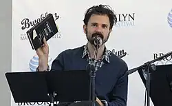 Larson at the 2012 Brooklyn Book Festival