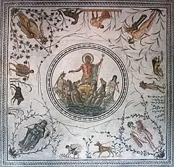 Image 12The Triumph of Neptune floor mosaic from Africa Proconsularis (present-day Tunisia) (from Roman Empire)