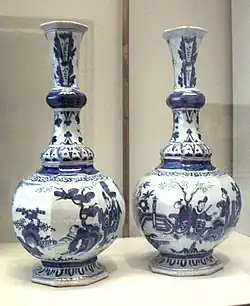 Chinese-style vases, c. 1700