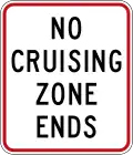 No cruising zone ends