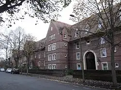 St Hugh's College buildings on the south side of St Margaret's Road.