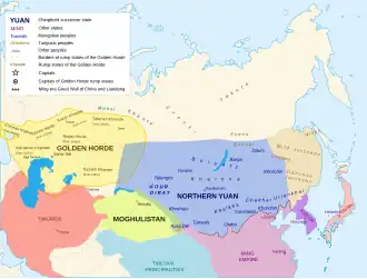 The Northern Yuan in the 15th century