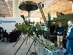 Note electronic warfare system at the 'Zbroya ta Bezpeka' military fair, Kyiv, 2018