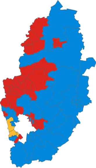 2005 results map