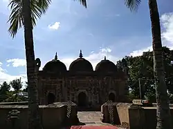 A landscape image of the mosque