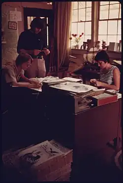 Office of The Helen Mountain Eagle, July 1975