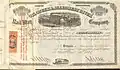 Oil Creek and Allegheny River Railway, $50 stock certificate, c. 1868-1876