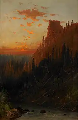 Old Roscoe on the Truckee River (c. 1885)