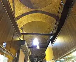 Interior of the Old Bedesten of the Grand Bazaar of Istanbul, built by Sultan Mehmed II between 1456 and 1461