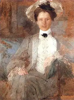 Portrait of a Lady in a Hat, Olga Boznańska
