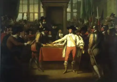 Oliver Cromwell Dissolving the Long Parliament, 1782