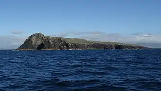 Approaching Caher Island