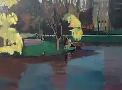 Oosterpark met Tropenmuseum