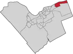 Location within Ottawa