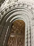 Ornate doorway at St. Vincent's.