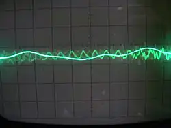 Dual trace, showing different time bases on each trace.