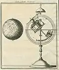 Outhier's celestial globe