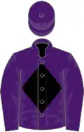 PURPLE, black diamond, purple cap