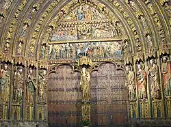 Portada de la Iglesia de Sant María de los Reyes