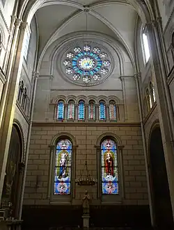 The transept