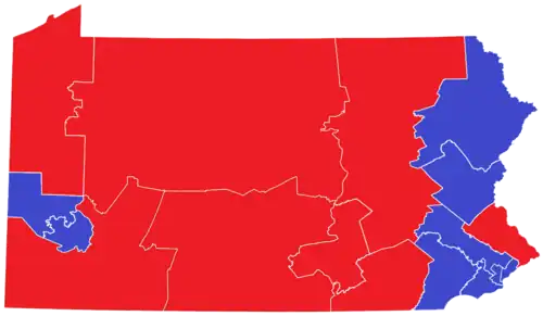 2022 Pennsylvania United States House of Representatives election by Congressional District