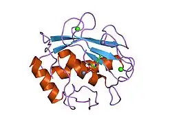 1i73: COMPLEX OF PRO-LEU-L-TRP PHOSPHONATE WITH THE CATALITIC DOMAIN OF MATRIX METALLO PROTEINASE-8 (MET80 FORM)