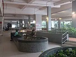 Feeder bus stop at Level C of the 1Powerhouse Building along Persiaran Bandar Utama.