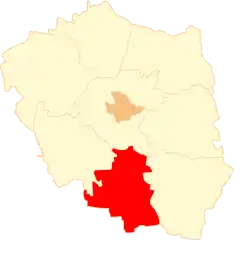 Location of Gmina Kawęczyn