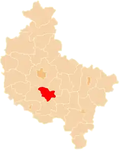 Location within the voivodeship