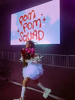 Pom Pom Squad performing in 2022