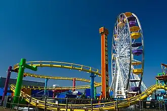 Close up of Pacific Plunge as viewed from southwest