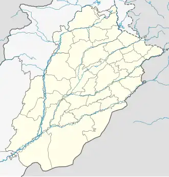 Shakargarh is located in Punjab, Pakistan