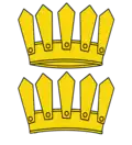 Example of Palisado crowns (English Heraldry)