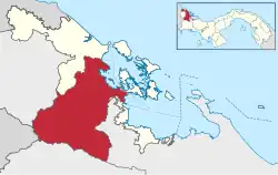 Location of Almirante