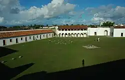 Interior view of the fort