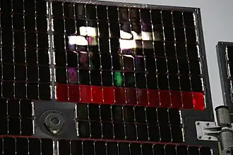 A section of one of Juno's solar panels