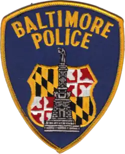 Patch of the Baltimore Police Department