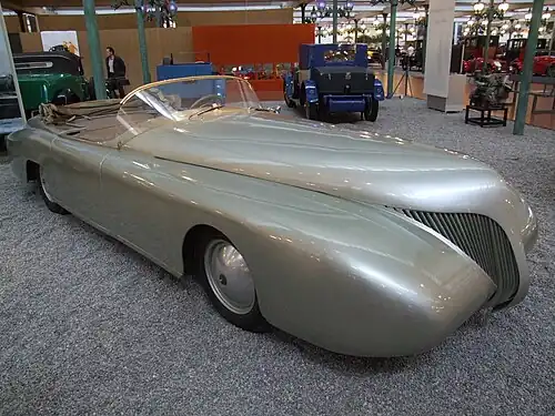 La Baleine, 1938, 3500 ccm, 160&nbsp;km/h, Cité de l'Automobile, Mulhouse