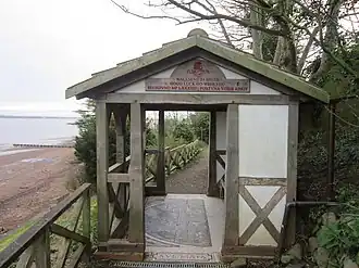 Pavilion at the west end of the Hadrian's Wall Path